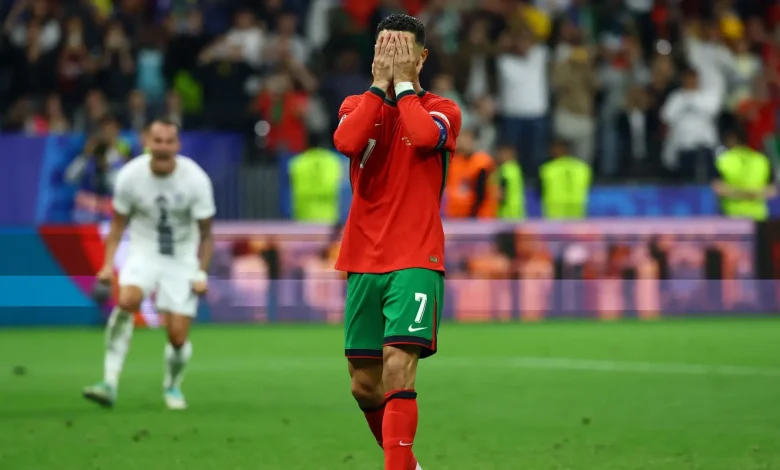 بكاء الدون في مباراة البرتغال وسلوفينيا - يلا شوت - Yalla Shoot اهم مباريات اليوم بث مباشر كورة لايف بكاء الدون في مباراة البرتغال وسلوفينيا