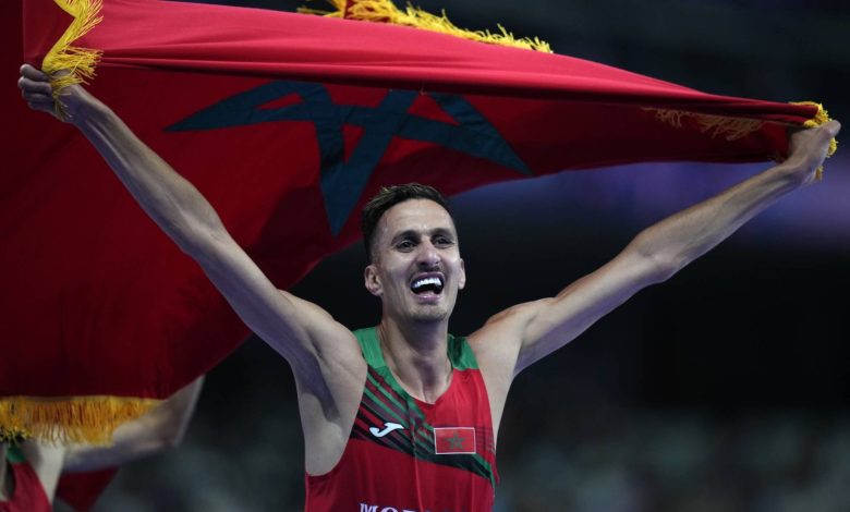 سفيان البقالي يواصل تألقه ويحقق الذهبية مجددًا في أولمبياد باريس 2024 - يلا شوت - Yalla Shoot اهم مباريات اليوم بث مباشر كورة لايف سفيان البقالي يواصل تألقه ويحقق الذهبية مجددًا في أولمبياد باريس 2024