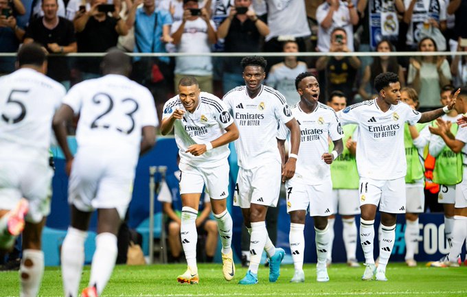 ريال مدريد يحقق السوبر الأوروبي عبر بوابة أتلانتا - يلا شوت - Yalla Shoot اهم مباريات اليوم بث مباشر كورة لايف ريال مدريد يحقق السوبر الأوروبي عبر بوابة أتلانتا