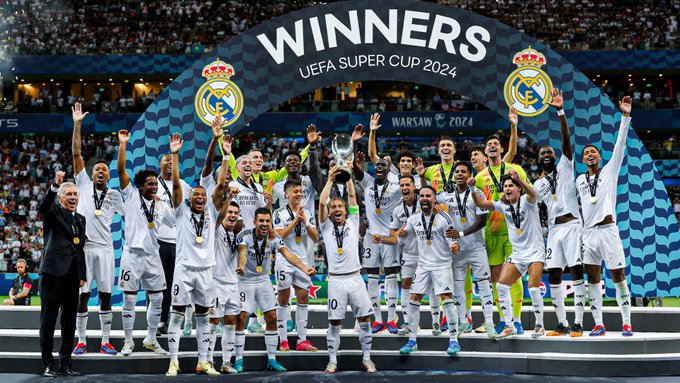 ريال مدريد يحقق السوبر الأوروبي عبر بوابة أتلانتا - يلا شوت - Yalla Shoot اهم مباريات اليوم بث مباشر كورة لايف ريال مدريد يحقق السوبر الأوروبي عبر بوابة أتلانتا